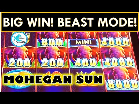 BEAST MODE BIG WIN on ATOMIC SPINS SLOT! MOHEGAN MONDAYS!