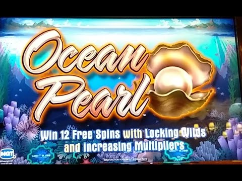 HUGE WIN IGT Ocean Pearl slot machine 25c Denom Free spin bonus