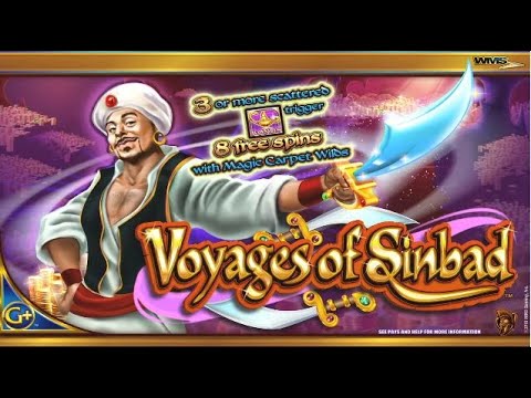 ULTRA MEGA JACKPOT WINS ON VOYAGES OF SINBAD A REAL SLOT MACHINE JACKPOT