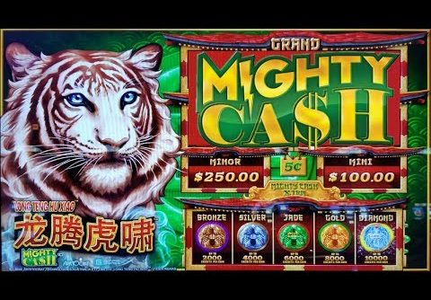 ROAR!!!  SUPER BIG WIN on MIGHTY CASH KITTY SLOT MACHINE POKIE BONUSES