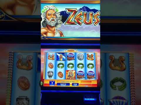 ZEUS the GOD OF SLOTs STRIKES HUGE cash win again at the Bonus Feature, mega payout on slot machine