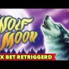 🌙WOLF MOON SUPER BIG WIN🌙MAX BET BONUS RETRIGGER | TEMPLE OF FIRE | MIGHTY CASH SLOT MACHINES