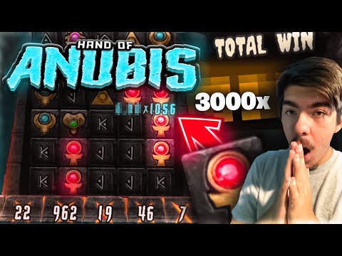I got my BEST *RECORD* WIN On HAND OF ANUBIS! 3000x (NEW SLOT)
