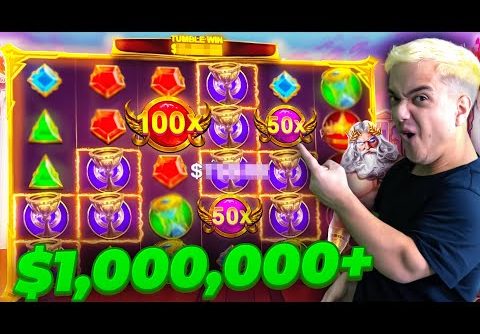 $1,000,000 GATES OF OLYMPUS HUGE INSANE WIN!!