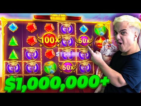 $1,000,000 GATES OF OLYMPUS HUGE INSANE WIN!!