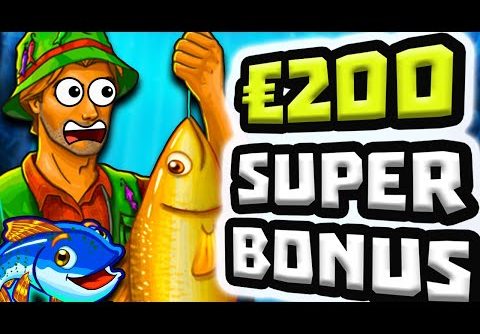 FISHIN FRENZY SLOT €200 BET 😱 SUPER FREE GAMES 🔥 OMG NO WAY‼️ *** ULTRA BIG WIN ***