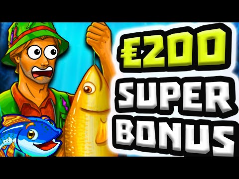 FISHIN FRENZY SLOT €200 BET 😱 SUPER FREE GAMES 🔥 OMG NO WAY‼️ *** ULTRA BIG WIN ***