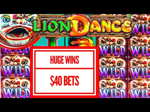 HUGE WIN~ LION DANCE SLOT~ $40 BETS