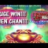 **FROGS ON CRUISES = HUGE WIN!!!** Zhen Chan Slot Machine Video