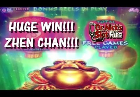 **FROGS ON CRUISES = HUGE WIN!!!** Zhen Chan Slot Machine Video