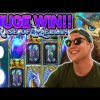 HUGE WIN!!! RISE OF MERLIN BIG WIN – 5 EURO BONUS ON CASINO SLOT FROM CASINODADDY