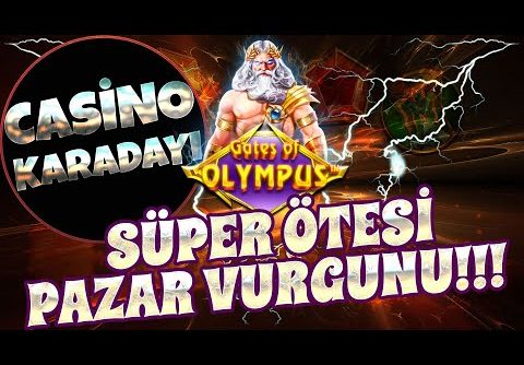 Gates Of Olympus | DEDE PAZAR MÜTHİŞ KAZANDIRDI | BIG WIN #gatesofolympusdünyarekoru #maxwin #slot