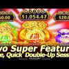 Two Super Features in Fu Dai Lian Lian Panda Slot Machine in a Double-Up Session!