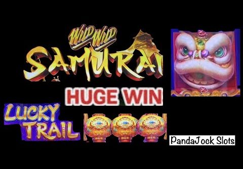 Finally! A BIG WIN on Wild Wild Samurai! And the new Lucky Trail