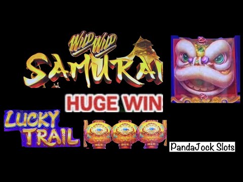 Finally! A BIG WIN on Wild Wild Samurai! And the new Lucky Trail