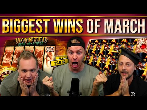 Top 10 BIGGEST Slot & Casino Wins of March!