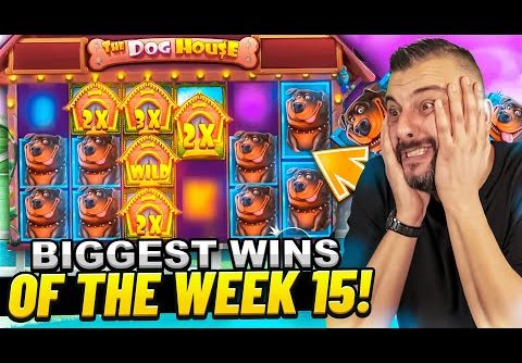 BIGGEST WINS OF THE WEEK 15! INSANE SLOT WINS!!