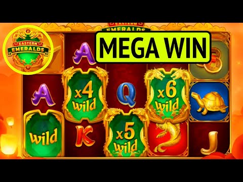 MEGA WIN On Eastern Emeralds | Quickspin Slot ($0.20 bet)