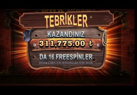 🚫 #SLOT# [ WILD WEST GOLD ]  ❌ YINE ALDIK JACKPOT KAZANC END CARD BIG WIN NICE