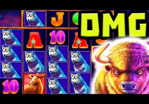 BUFFALO KING MEGAWAYS 🔥 SLOT BIG BONUS BUYS 😱 SO MANY WOLFS OMG‼️