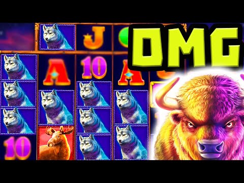 BUFFALO KING MEGAWAYS 🔥 SLOT BIG BONUS BUYS 😱 SO MANY WOLFS OMG‼️