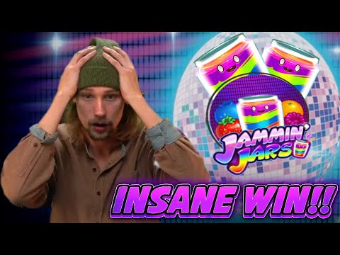 BIG WIN!! JAMMIN JARS BIG WIN – €10 BET HIGHROLL ON CASINO SLOT from CasinoDaddy