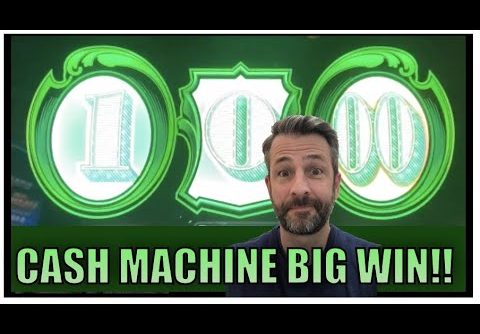 BIG WIN on CASH MACHINE SLOTS!