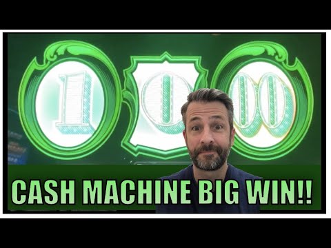 BIG WIN on CASH MACHINE SLOTS!