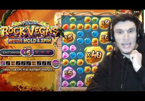 He THROWS the MEGA WIN 😱 | Rock Vegas on 1000$ STAKE 😍 | Trainwreckstv Gambling Highlights