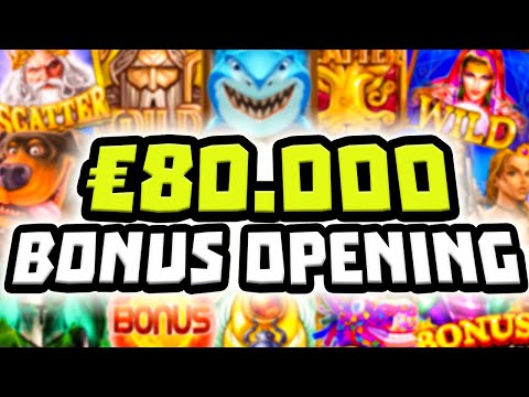 €80.000 🤑 HIGH STAKE SLOT BONUS HUNT OPENING 🔥 MASSIVE COMEBACK‼️ *** MEGA BIG WINS ***