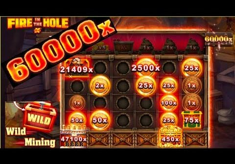 60000X Max Win🤑 Live slot play at casino 🐻 Fire in the Hole  ⚡Nolimit City, biggest win slot