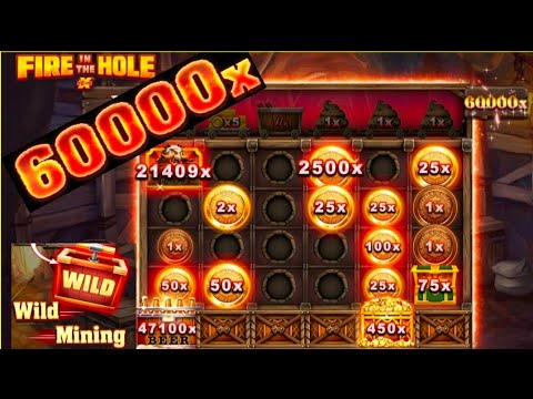 60000X Max Win🤑 Live slot play at casino 🐻 Fire in the Hole  ⚡Nolimit City, biggest win slot