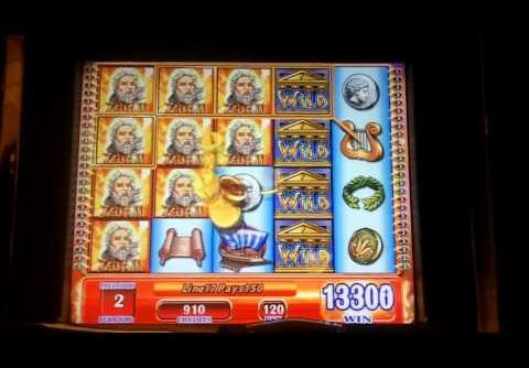 WMS Gaming – Super Hot Hot Respin Zeus II Slot Bonus ~ BIG WIN ~