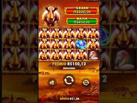 GREAT RHINO SLOTS PEGANDO BÔNUS SENSATIONAL #bigwin #megawin #hunting #casino #jackpot #mega