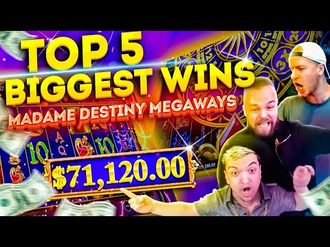 WORLD RECORD WIN €125’000 – TOP 5 Biggest Wins on Madame Destiny Megaways