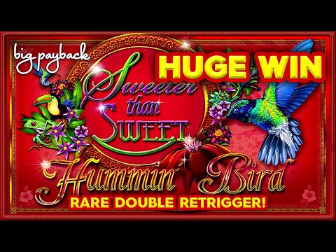 RARE RETRIGGERS! Hummin’ Bird Sweeter Than Sweet Slot – HUGE WIN BONUS!