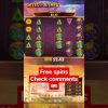 Big win slots #6 🤑 Free spins in comments 🎰#shorts #slots