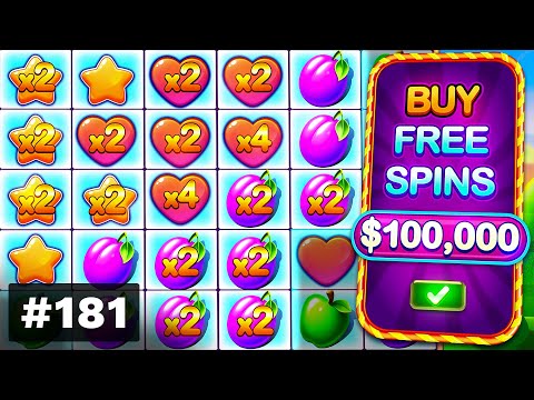 BIG WIN on Sweet Bonanza & $100000 on Fruit Party – AyeZee Stream Highlights #181