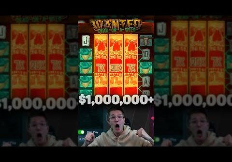 🔥$1,000,000 SLOT MACHINE WIN!!😱 #bigwin #stake #classybeef #shorts #slots