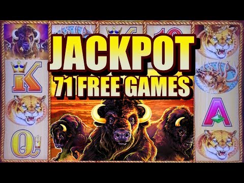 HANDPAY!! Huge buffalo gold slot win