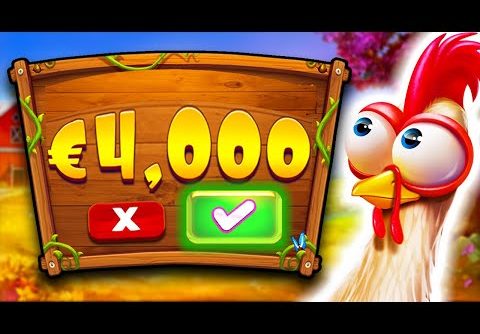 €4.000 BONUS BUY 😱 CHICKEN DROP‼️ *** MEGA BIG WINS ***