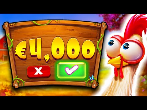 €4.000 BONUS BUY 😱 CHICKEN DROP‼️ *** MEGA BIG WINS ***