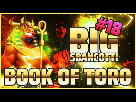 Full page alla BOOK OF TORO * BIGSBANCOTTI#18 * slot casinò big win twitch live