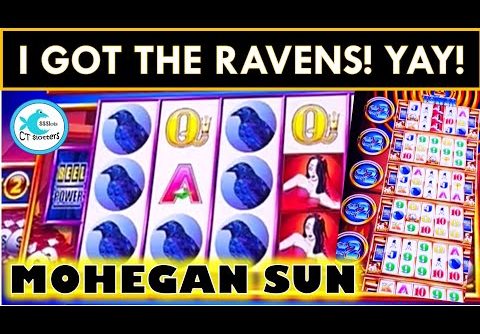 THIS IS WHY I LOVE THE TOWER SLOTS!⭐RAVENS! SUPER FREE GAMES! SUPER BIG WINS! MOHEGAN SUN DELIVERS!