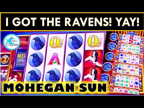THIS IS WHY I LOVE THE TOWER SLOTS!⭐RAVENS! SUPER FREE GAMES! SUPER BIG WINS! MOHEGAN SUN DELIVERS!