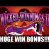 Wicked Winnings Slot Machine HUGE WIN BONUS | Wicked Winnings HUGE WIN