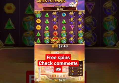 Big win slots 🤑#9 Free spins in comments 🎰#shorts #slots #gambling