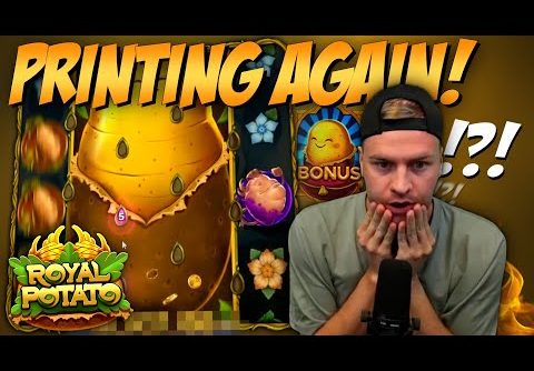 NEW BIG WIN on Royal Potato Slot!