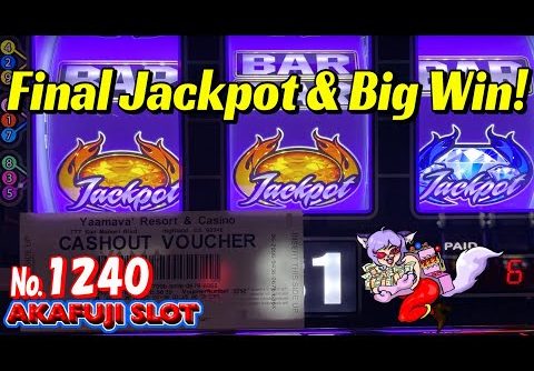 JACKPOT & Big Win😁🎉 Blazin Gems Slot Machine Handpay 3 Reel 9 Lines @YAAMAVA Casino 赤富士スロット