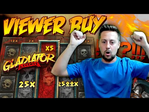 VIEWER BUY PAYS HUGE! BIG WIN on NEW Gladiator Legends Slot!